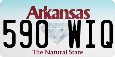 AR license plate 590WIQ