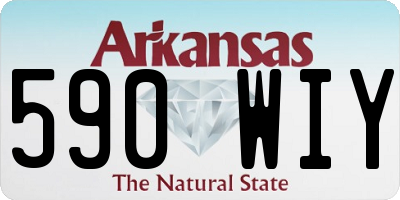 AR license plate 590WIY