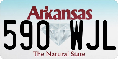 AR license plate 590WJL