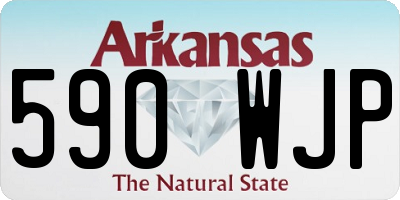 AR license plate 590WJP