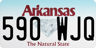 AR license plate 590WJQ