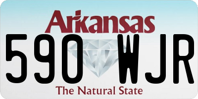 AR license plate 590WJR