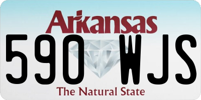 AR license plate 590WJS