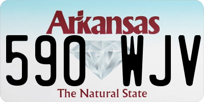 AR license plate 590WJV