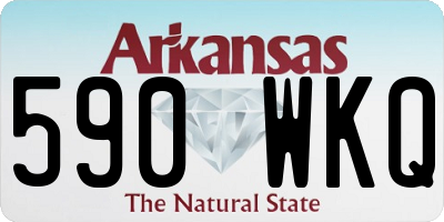 AR license plate 590WKQ