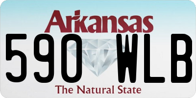 AR license plate 590WLB