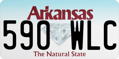 AR license plate 590WLC