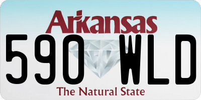 AR license plate 590WLD