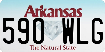 AR license plate 590WLG