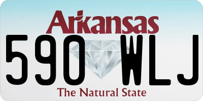 AR license plate 590WLJ