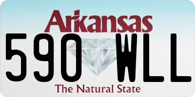 AR license plate 590WLL