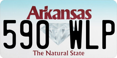 AR license plate 590WLP