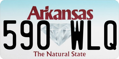 AR license plate 590WLQ