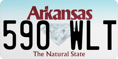 AR license plate 590WLT