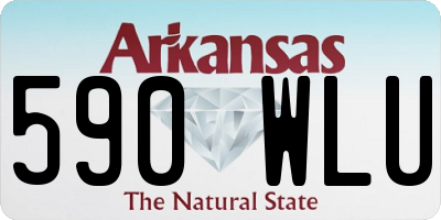 AR license plate 590WLU