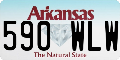 AR license plate 590WLW