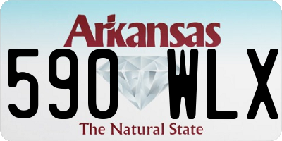 AR license plate 590WLX