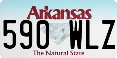 AR license plate 590WLZ