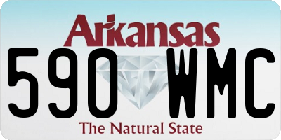 AR license plate 590WMC