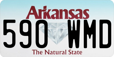 AR license plate 590WMD