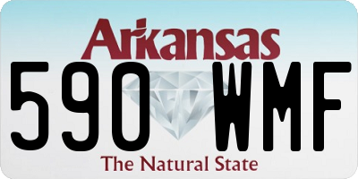 AR license plate 590WMF