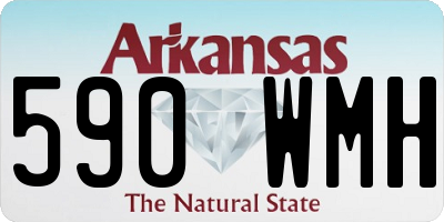 AR license plate 590WMH