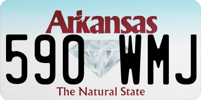 AR license plate 590WMJ