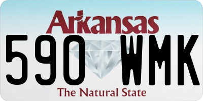 AR license plate 590WMK