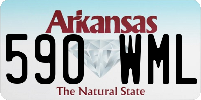 AR license plate 590WML