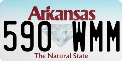 AR license plate 590WMM
