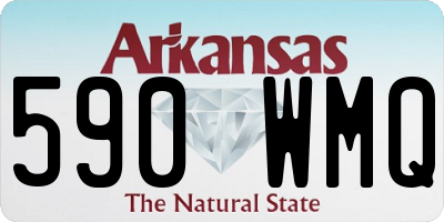 AR license plate 590WMQ