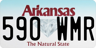 AR license plate 590WMR