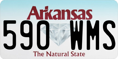 AR license plate 590WMS
