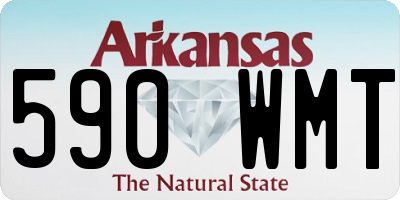 AR license plate 590WMT