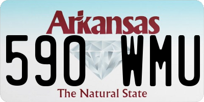 AR license plate 590WMU