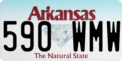 AR license plate 590WMW