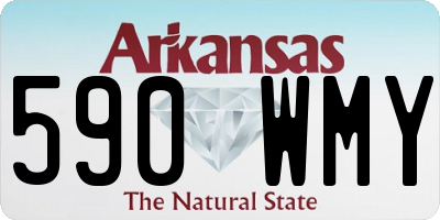 AR license plate 590WMY