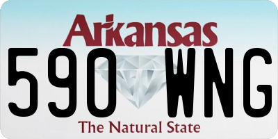 AR license plate 590WNG