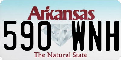 AR license plate 590WNH