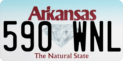 AR license plate 590WNL