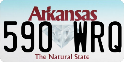 AR license plate 590WRQ