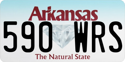 AR license plate 590WRS