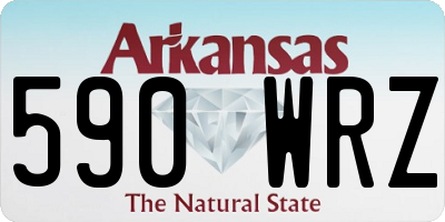 AR license plate 590WRZ
