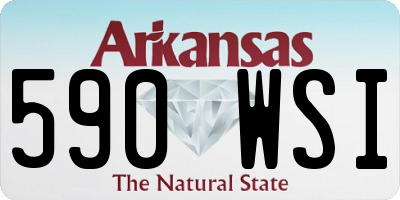 AR license plate 590WSI
