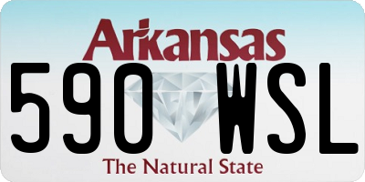 AR license plate 590WSL