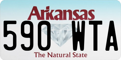 AR license plate 590WTA