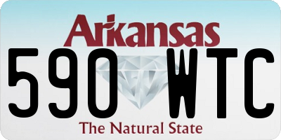 AR license plate 590WTC