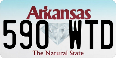 AR license plate 590WTD
