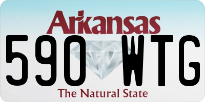 AR license plate 590WTG