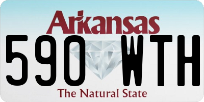 AR license plate 590WTH